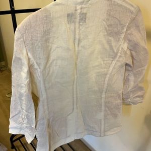 BCBG 'Paris' white blazer